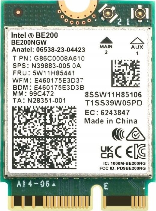 Intel WI-FI 7 2230 2x2 BE+BT