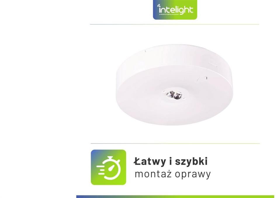 Intelight O awaryjna natynkowa Starlet Round