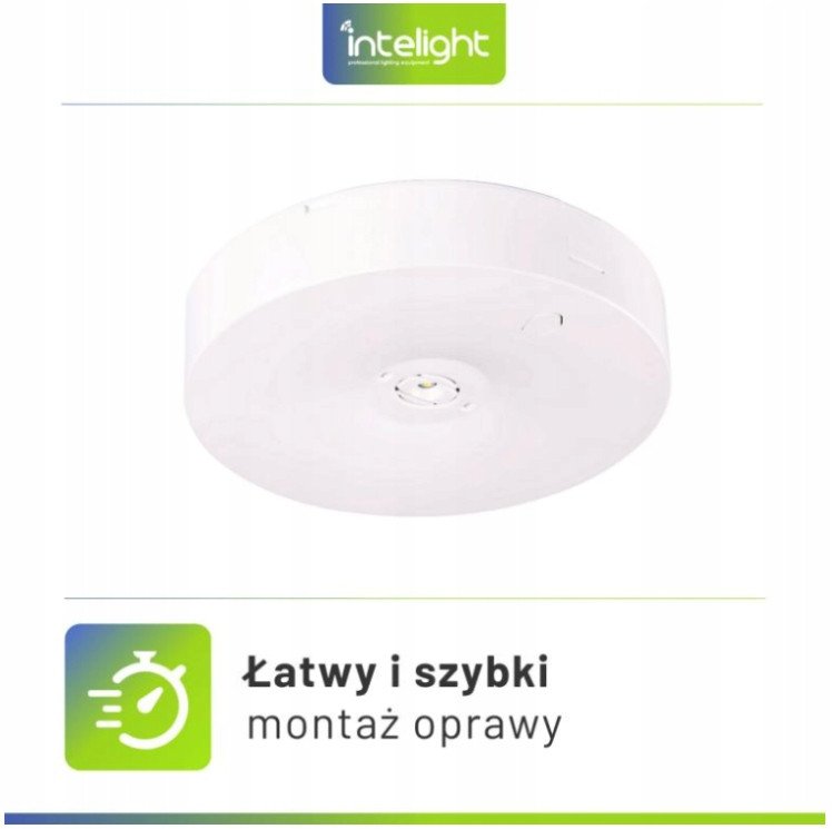 Intelight O awaryjna natynkowa Starlet Round