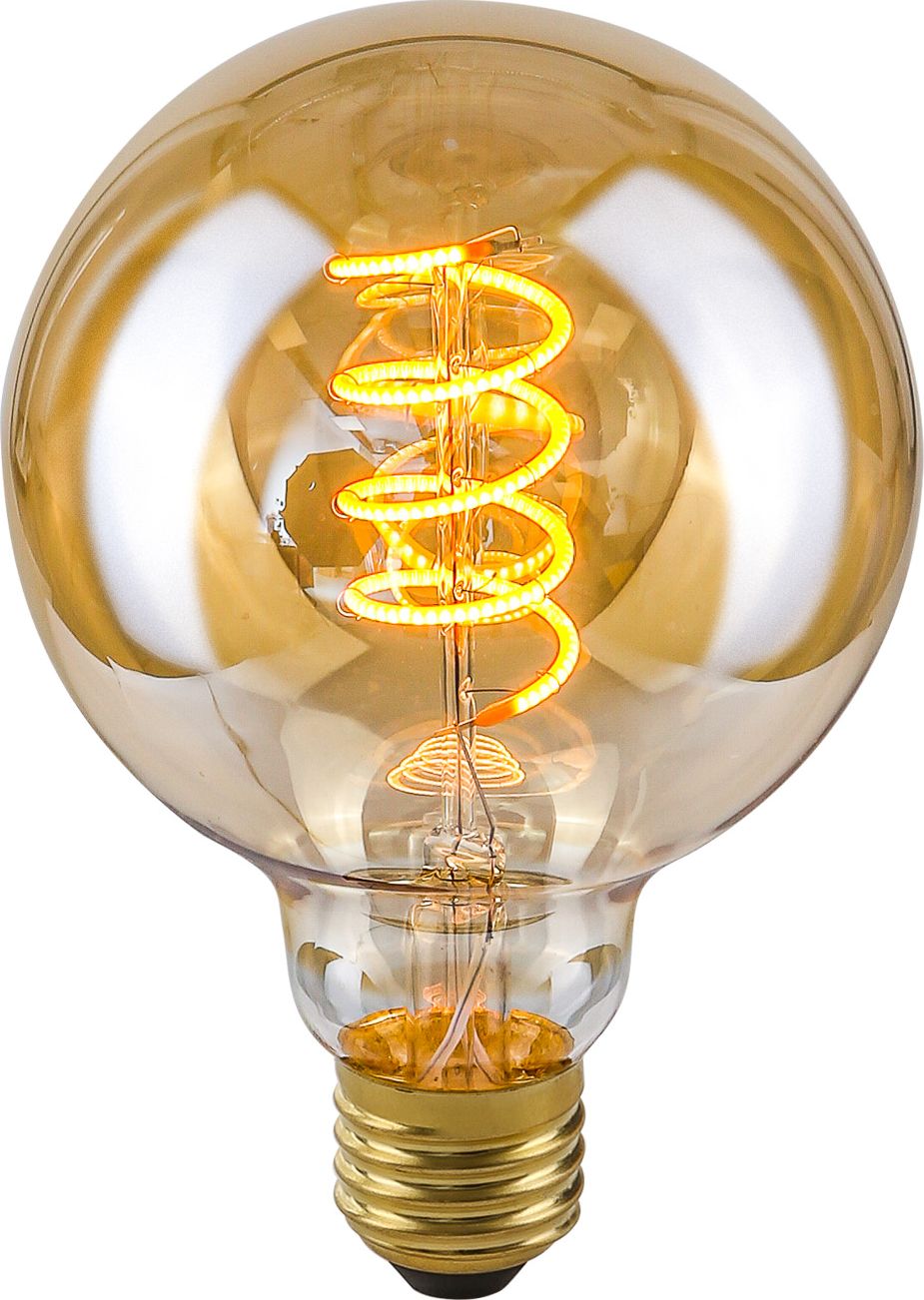 Italux Bursztynowa żarówka edison E27 4W
