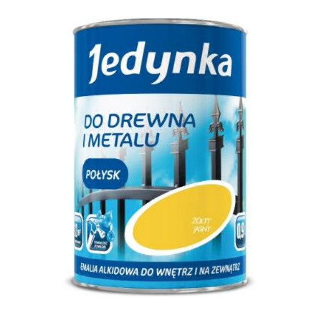 Jedynka JedEmalia alkidowa    jasna połysk 0
