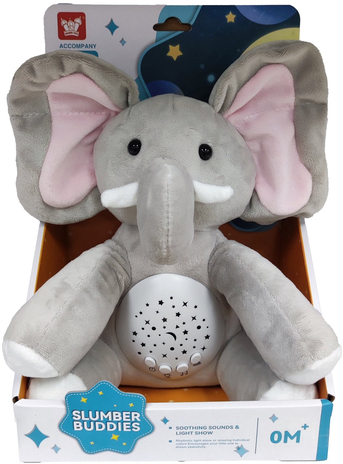 JetWorld TOY PLUSH ELEPHANT PROJECTER 450K-A