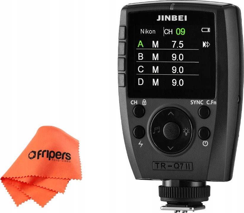Jinbei Radiowy wyzwalacz bateryjny TR-Q7II (S)stopką