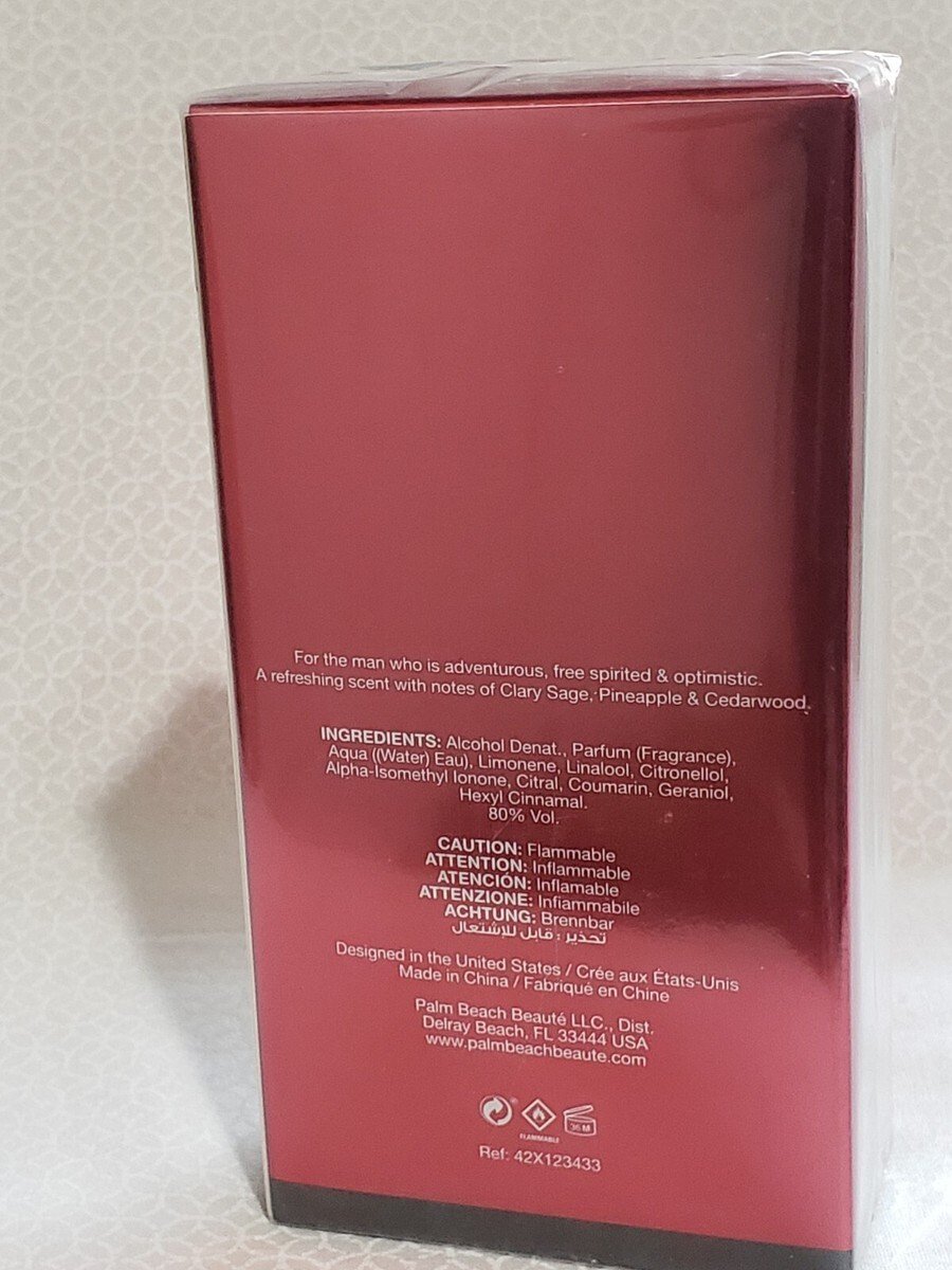 John Richmond Izod, Legacy Red, Eau