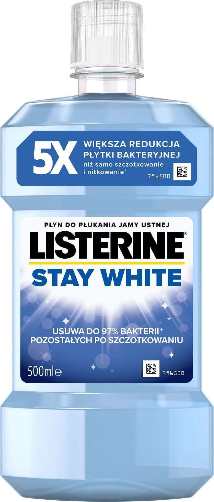 JOHNSON LISTERINE  płukania jamynej Stay White