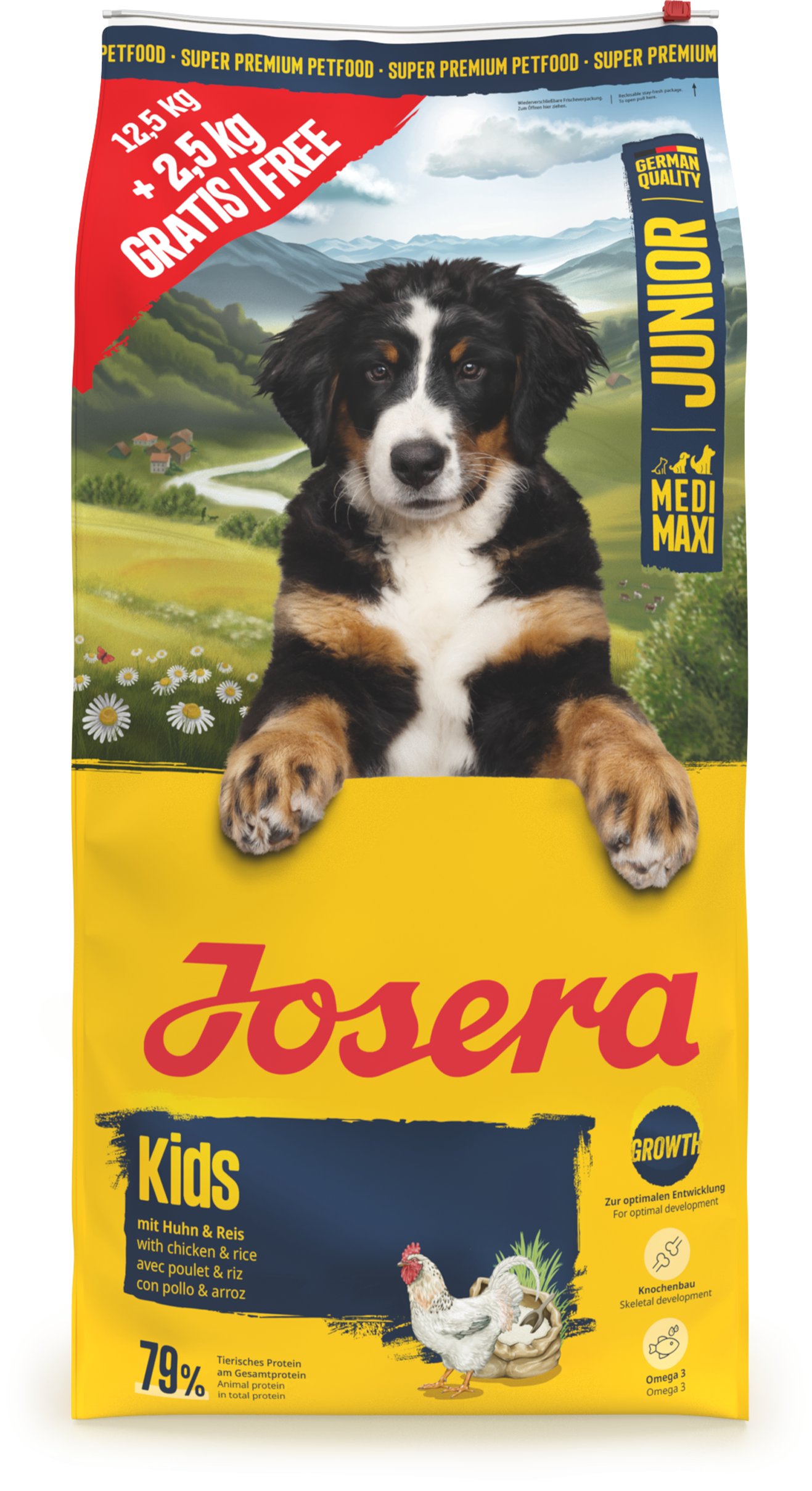 JOSERA Junior Kids Medium/Max Chicken -