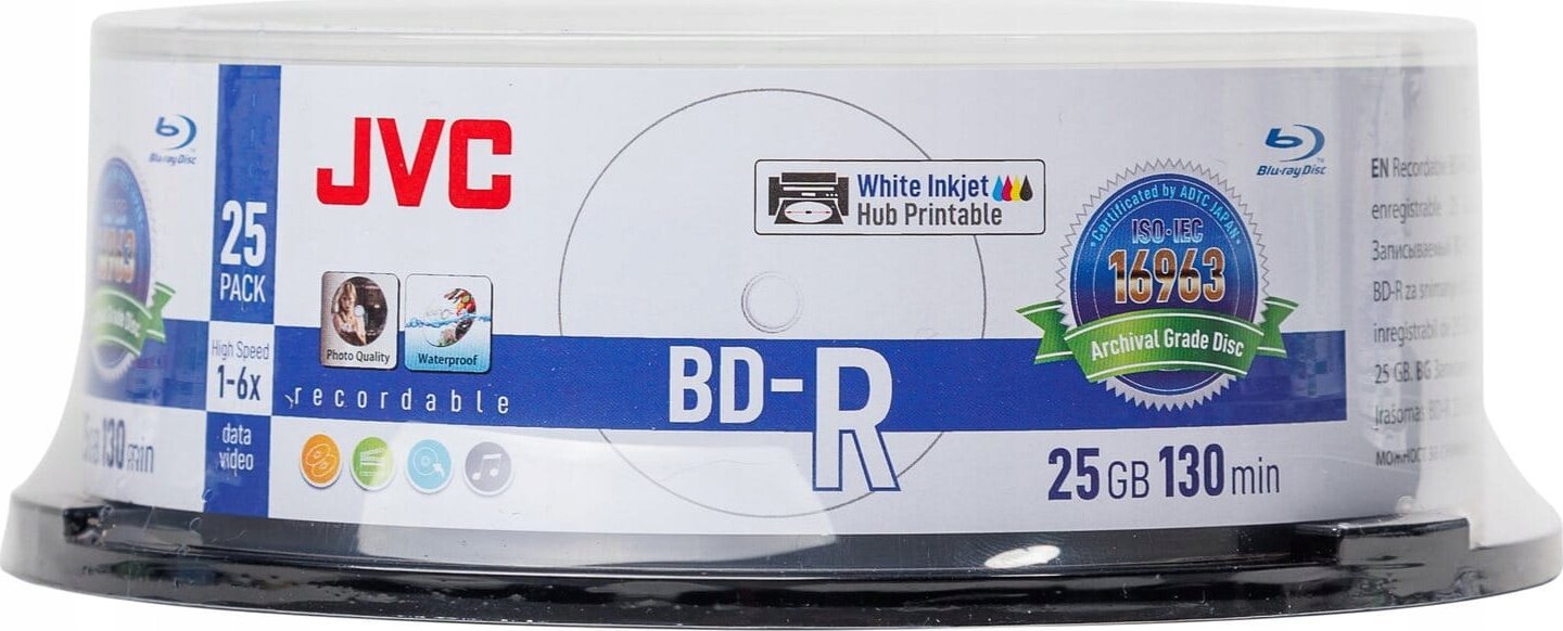 JVC BD-R 25 GB 6x 25