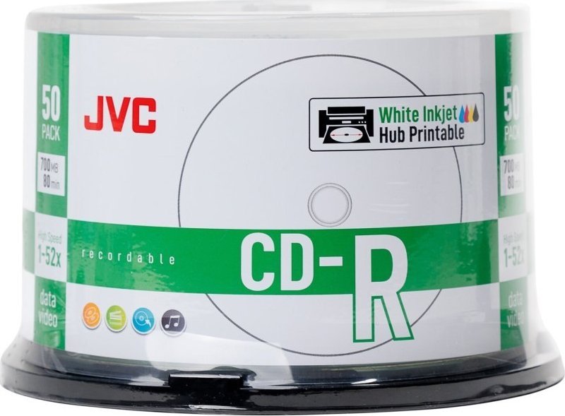 JVC CD-R 700 MB 52x 50