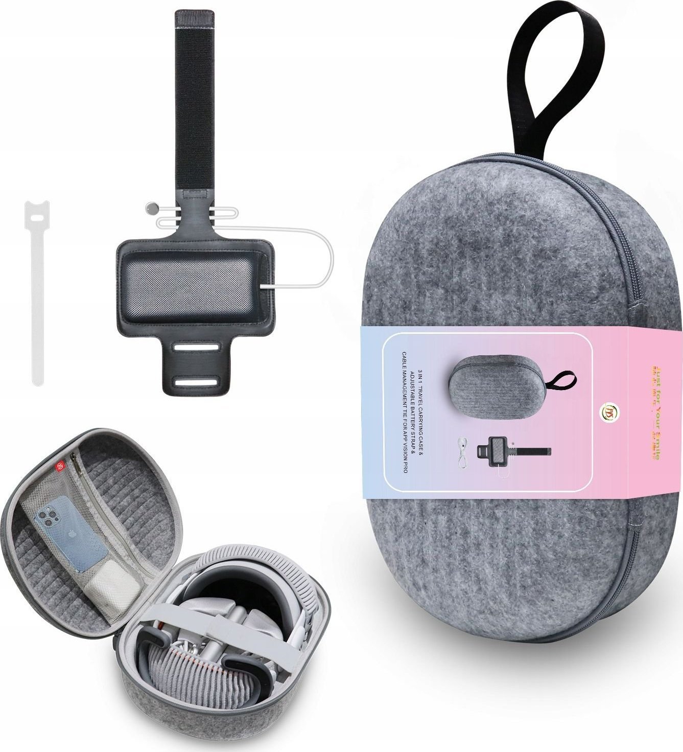 JYS    Etui Gogle  Vr Apple Vision