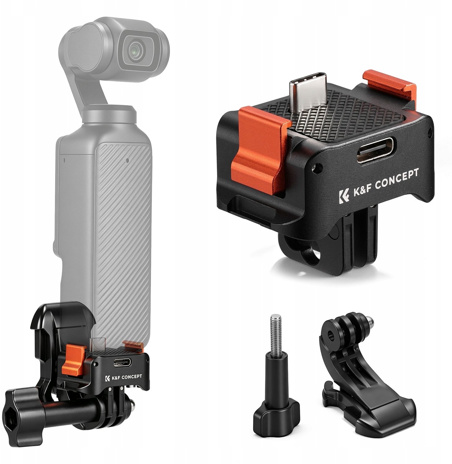 K+F  ko Na Gopro 1/4"  Usb-c