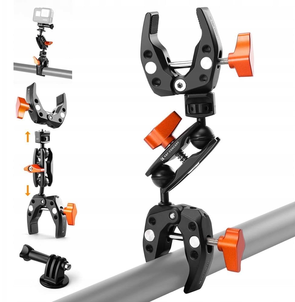 K+F Mocowanie 2x Zacisk Crab Clamp