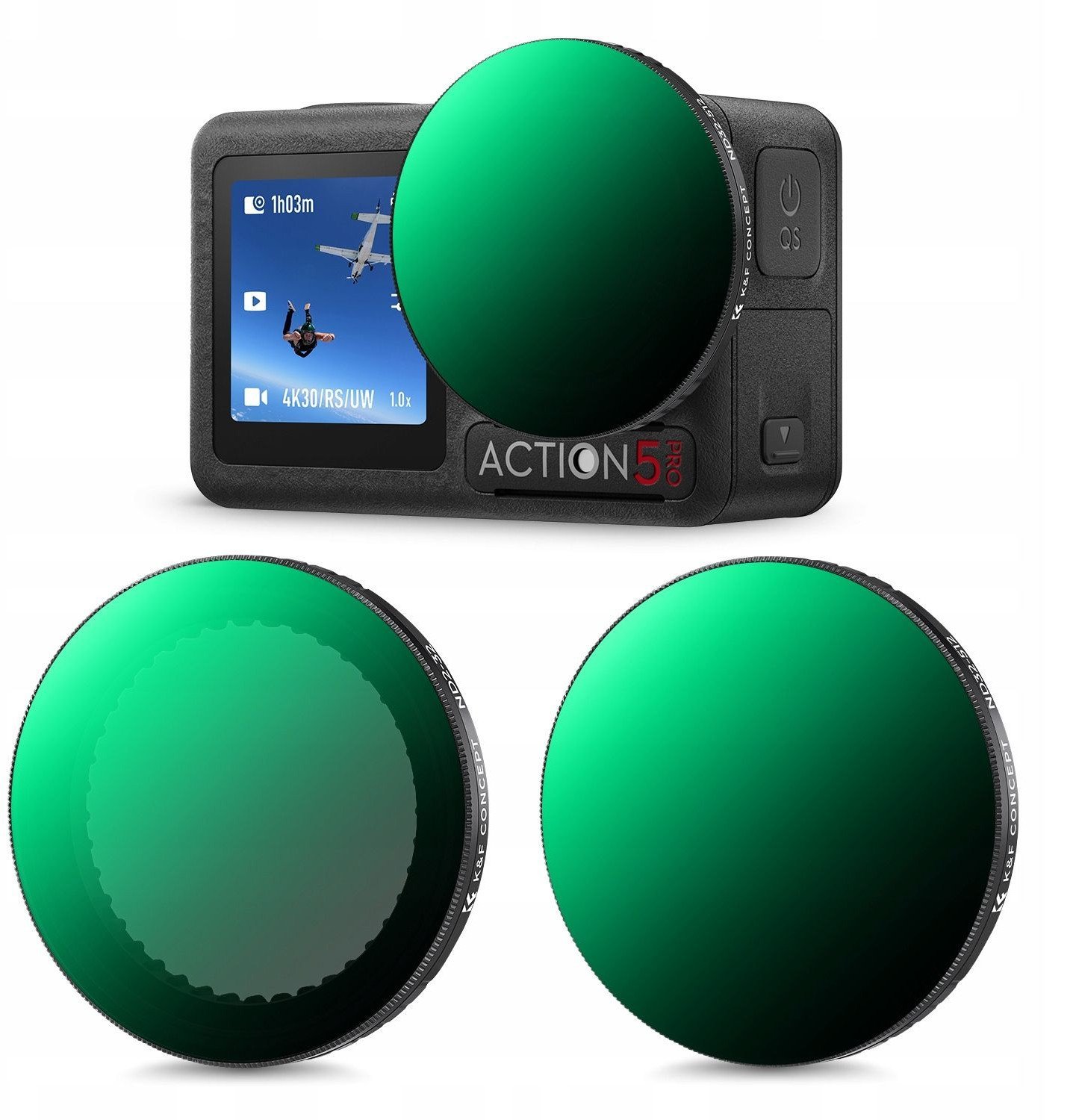 K&F  2x Filtr   Nd2-32 + Nd32-512