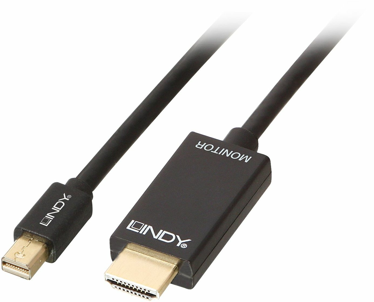Kabel Lindy DisplayPort Mini - HDMI