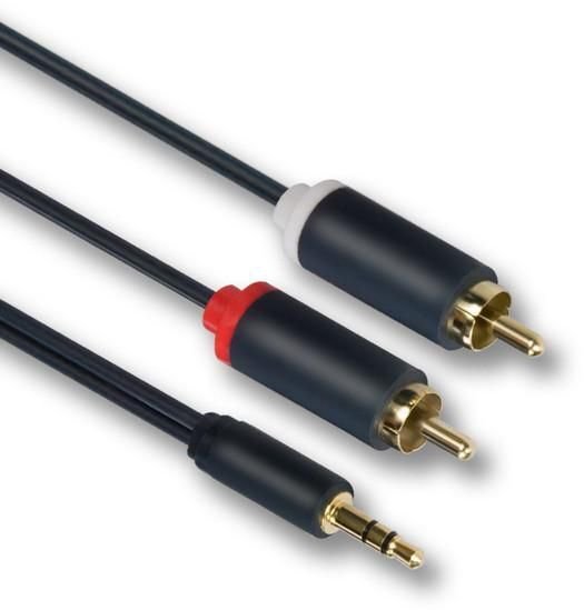 Kabel Mercodan Pro Minijack-RCA 15m, Ultra