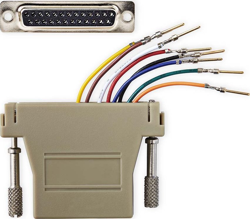 Kabel Nedis DB-25 - RJ-45 kość