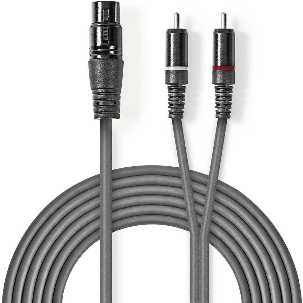 Kabel Nedis XLR - RCA (Cinch)