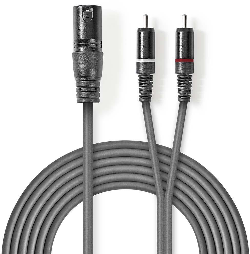 Kabel Nedis XLR - RCA (Cinch)