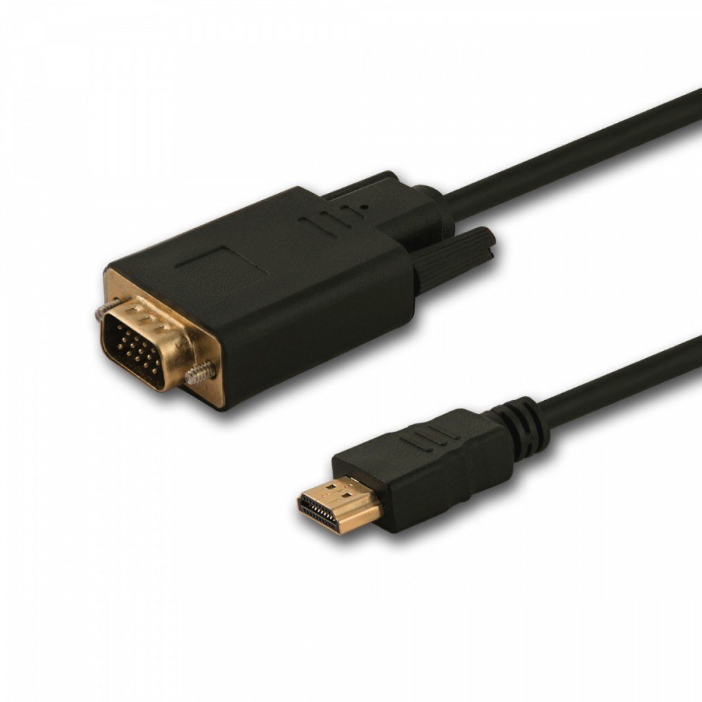 Kabel Savio HDMI - D-Sub (VGA)