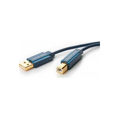 Kabel USB Clicktronic USB-A - USB-B