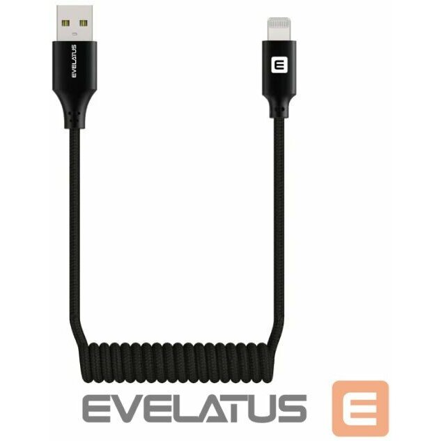 Kabel USB Evelatus AutoSpring Coiled Cable