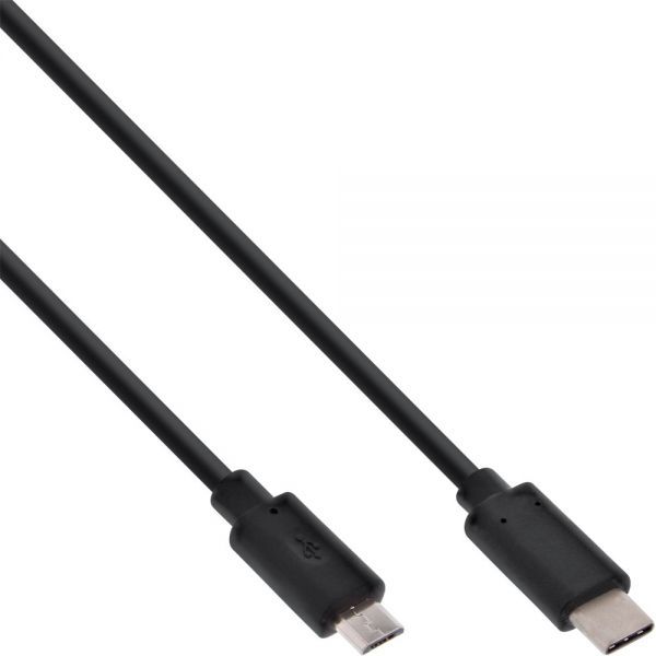 Kabel USB InLine USB-C - microUSB