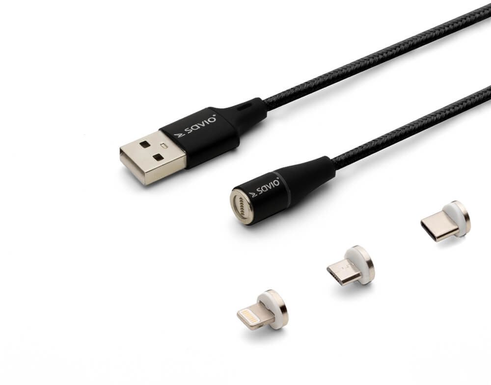 Kabel USB Savio USB-A - USB-C