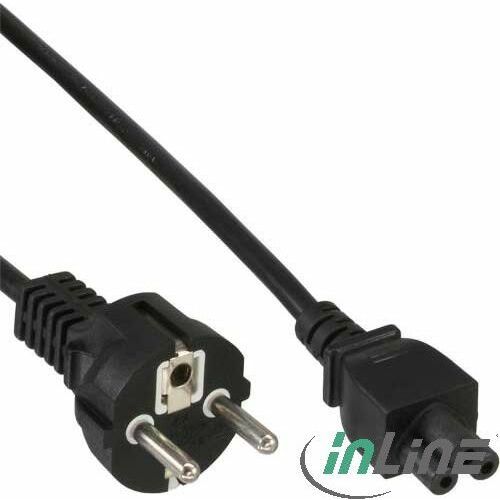 Kabel  InLine do notebooków Schuko-C5 3m