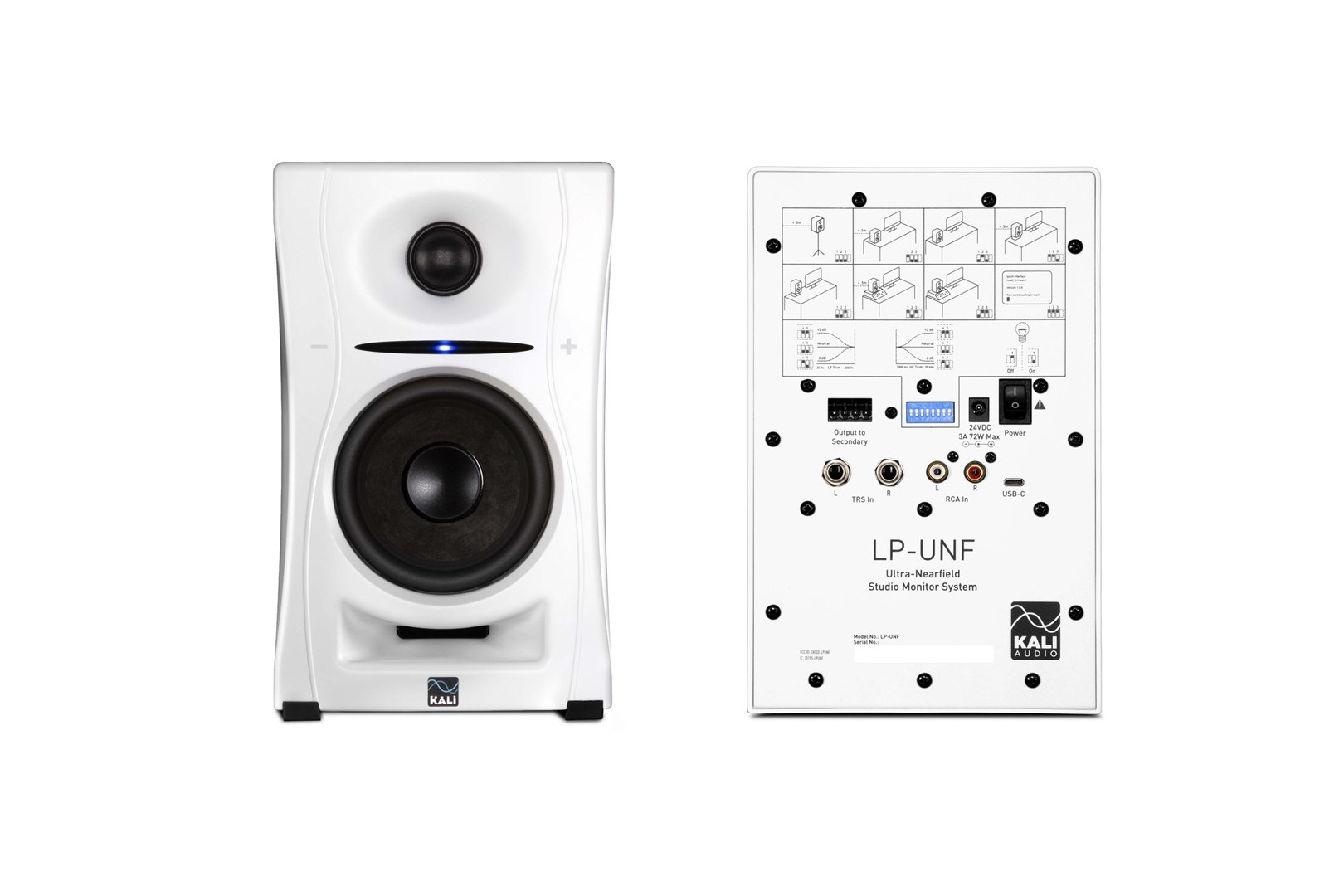 Audio-Technica monitorów odsłuchowych Kali Audio LP-UNF-WH