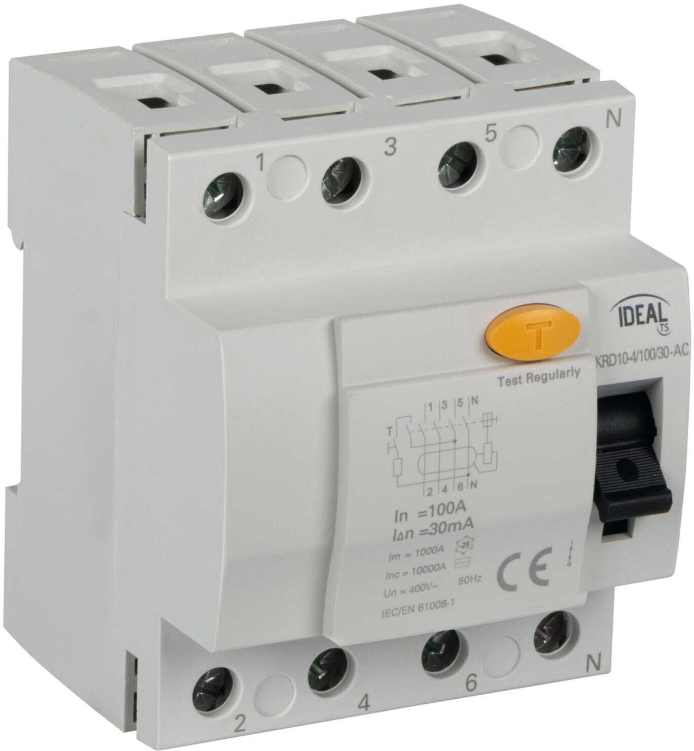 Kanlux nicowoprądowy 4P 100A 0,03A