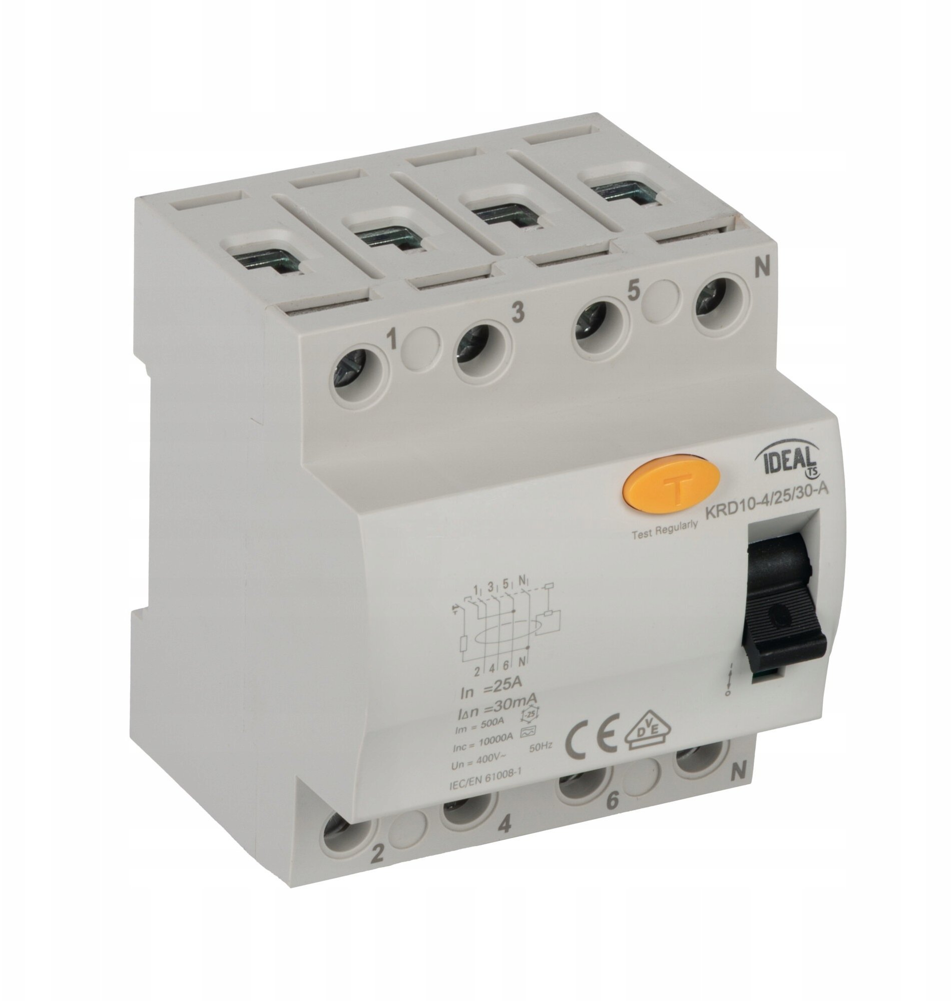 Kanlux nicowoprądowy 4P 25A 0,03A