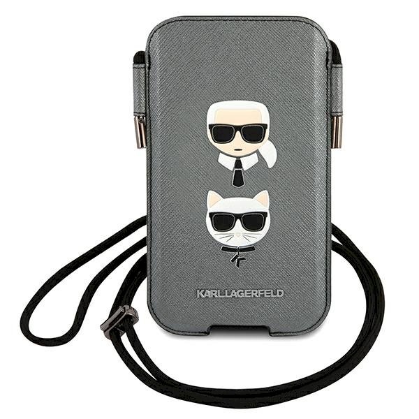 Karl Lagerfeld Saffiano I Karl&Choupette Head
