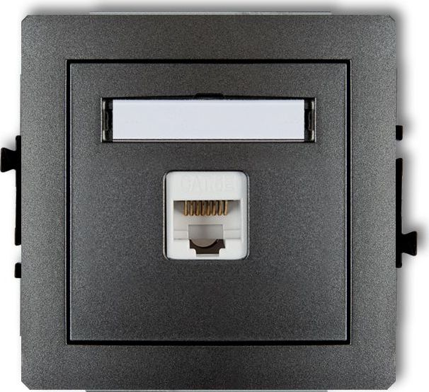 Karlik DECO Gniazda komputerowe  1xRJ45, kat