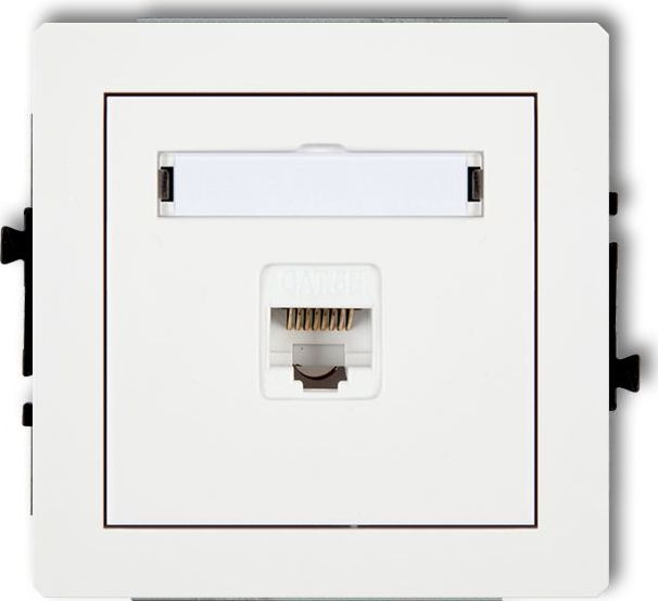 Karlik DECO Gniazda komputerowe  1xRJ45, kat