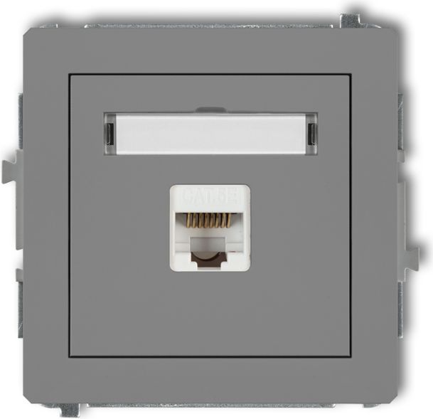 Karlik  komputerowe  1xRJ45  mat (27DGK-1) |