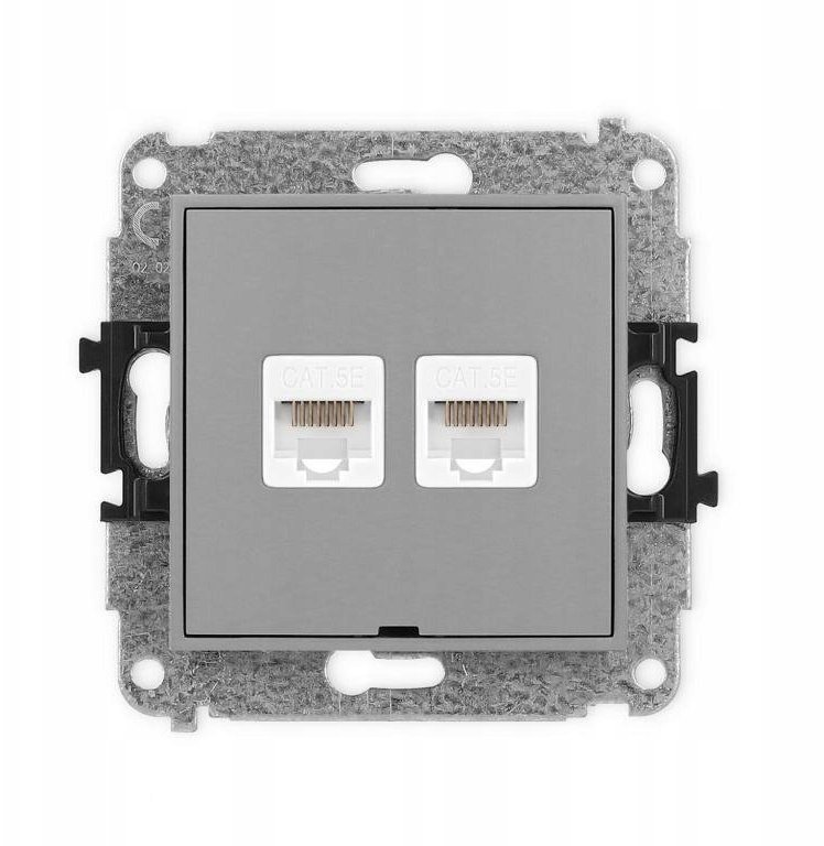Karlik ICON  a komputerowego  2xRJ45, kat