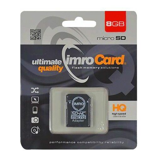 Karta Imro MicroSDHC 8 GB Class