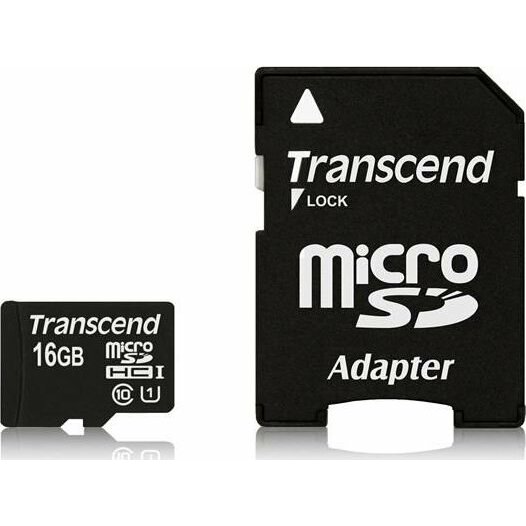 Karta Transcend Premium MicroSDHC 16 GB