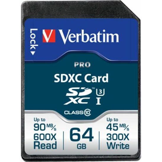 Karta Verbatim Pro SDXC 64 GB