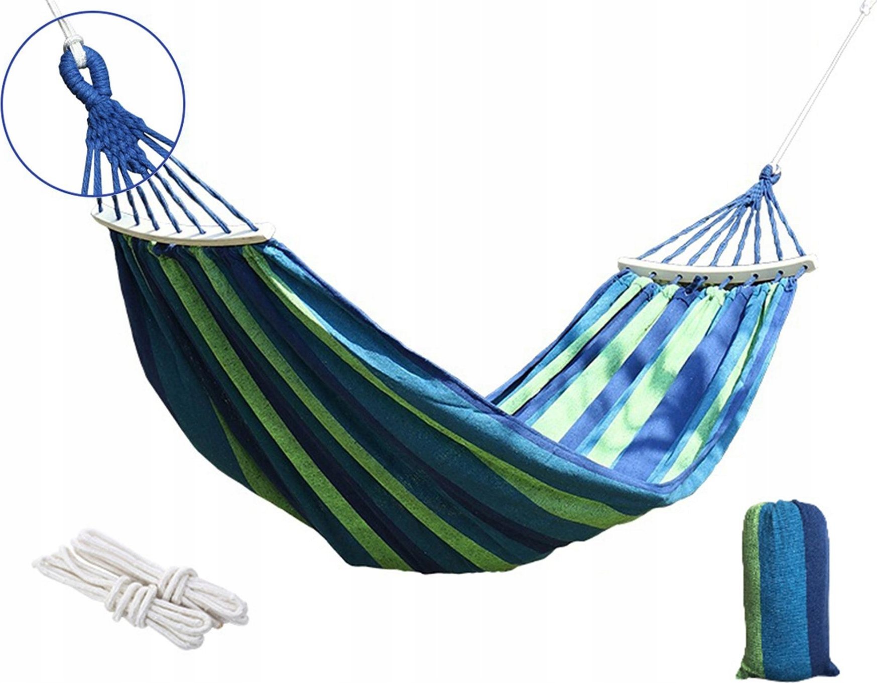 KELTIN Hamak 2os z stabilizatorem 190x150cm