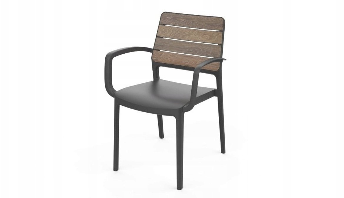 Keter Deco Porto Armchair orzechowy/ 8711245163437