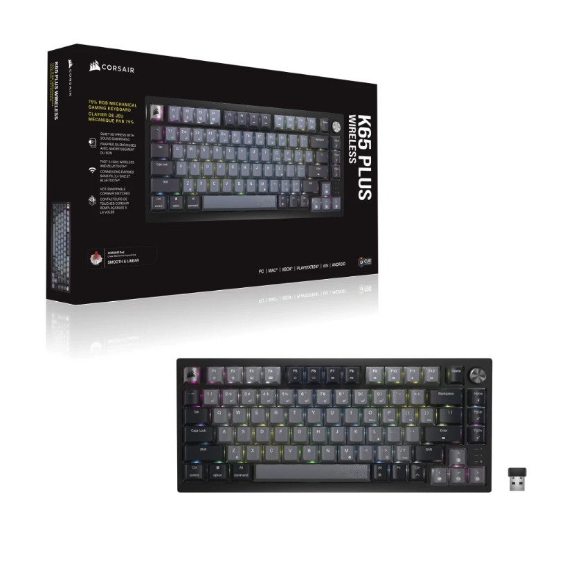 Corsair  K65 PLus Wireless 75% RGB