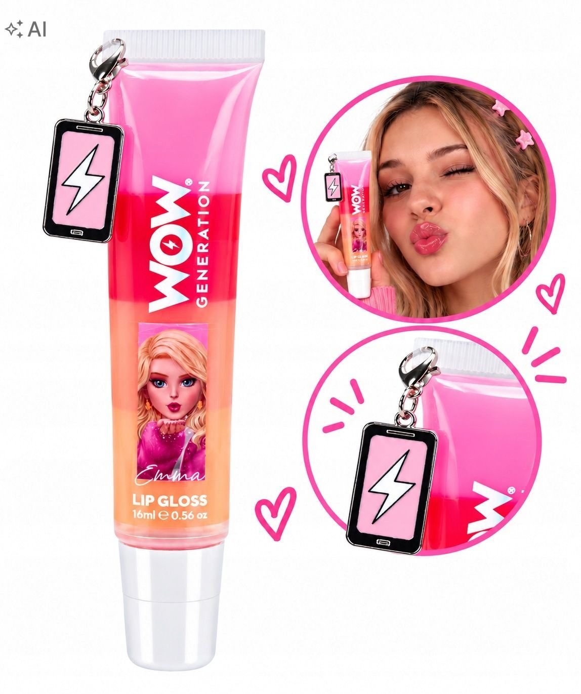 KIDS   16ml +   Lip Gloss Multi