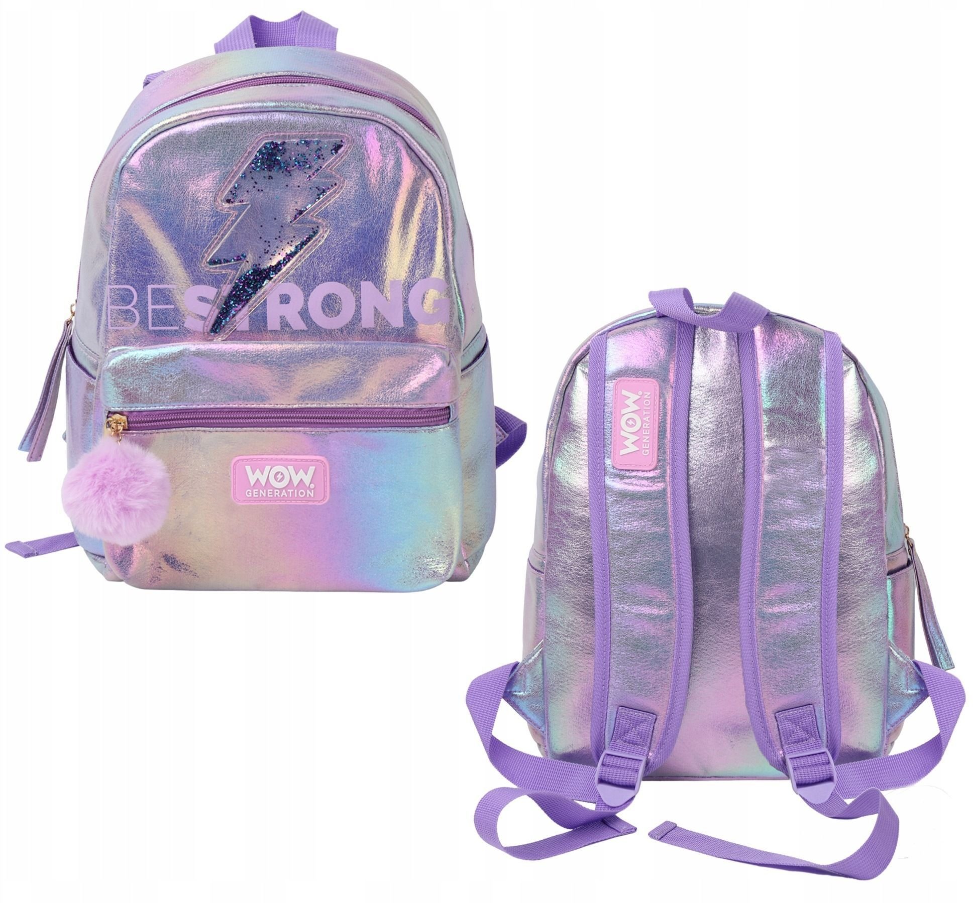 KIDS   holoHolo Wow  pompon regulowane szelki