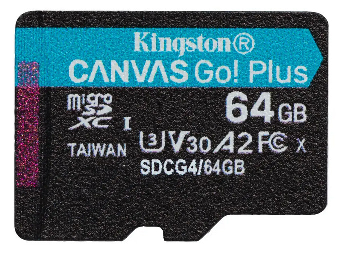 Kingston Canvas Go Plus MicroSDXC Atmiņas