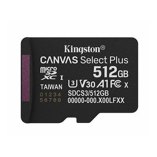 Kingston microSD memory card 512GB Canvas