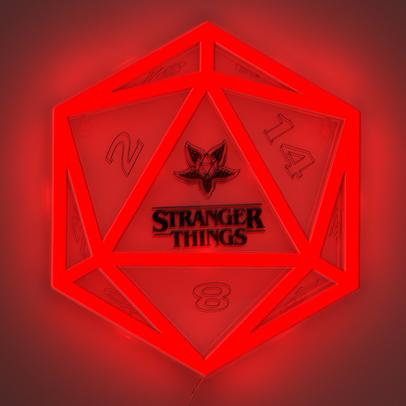 Kinkiet Paladone D20  lampka ścienna Stranger