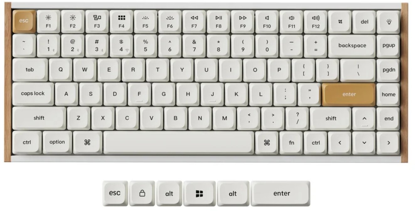 Klawiatura Keychron K3 HE Ultra-Fast Lime