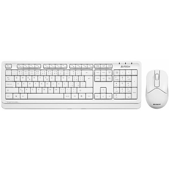 Klawiatura + A4Tech FG1012  (FG1012-WH) |