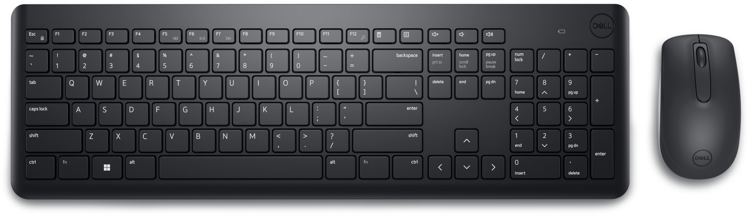 Klawiatura + Dell KM3322W | Wireless