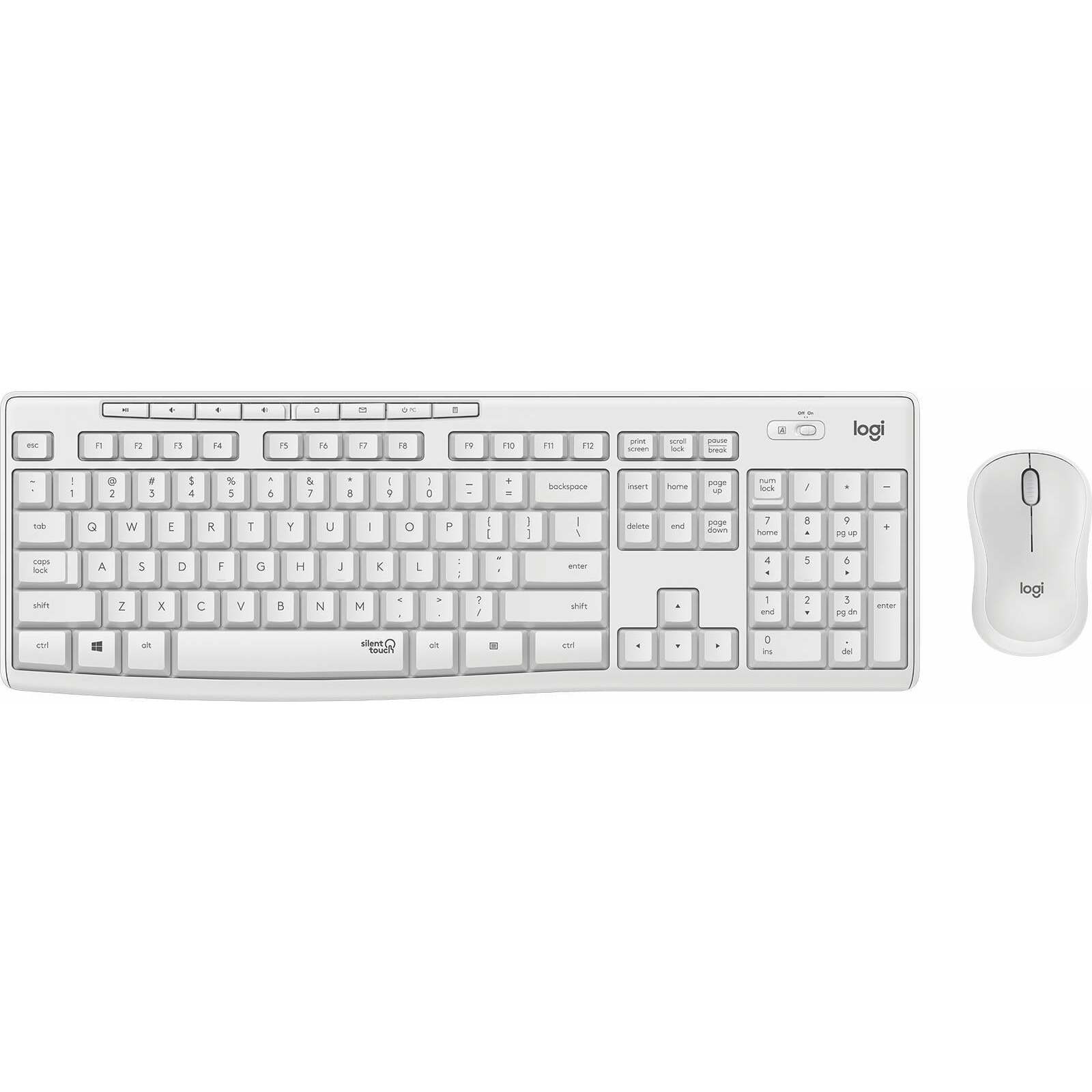 Klawiatura + Logitech MK295 Silent Wireless